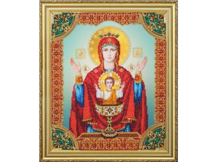 Набор для вышивания бисером «Икона Божьей Матери «Неупиваемая Чаша»