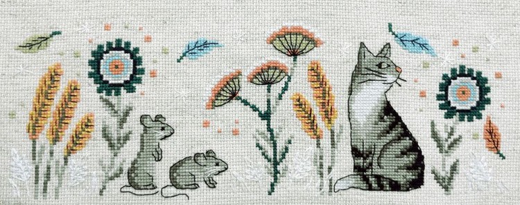 Набор для вышивания «Карандашница. Кошки-мышки» — картинка 2