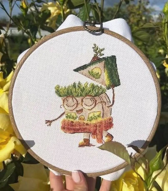 Набор для вышивания «Домик. Ботаник» — картинка 4