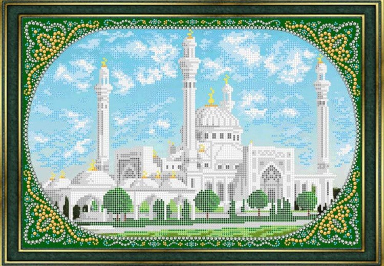 Рисунок на ткани «Мечеть. Гордость мусульман»