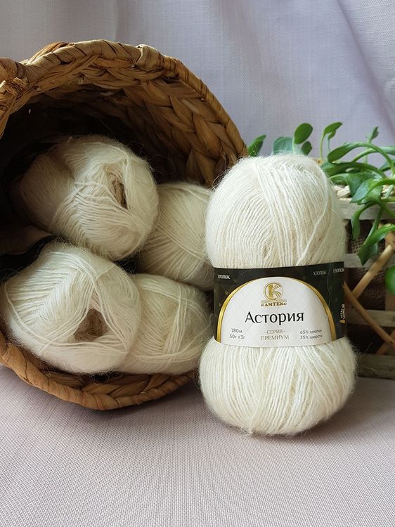 Пряжа Камтекс Астория (034), цыпленок, 5 шт. по 50 г — картинка 2