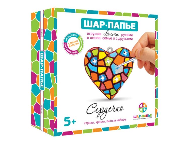 Набор для творчества «Сердце» (со стразами) — картинка 2