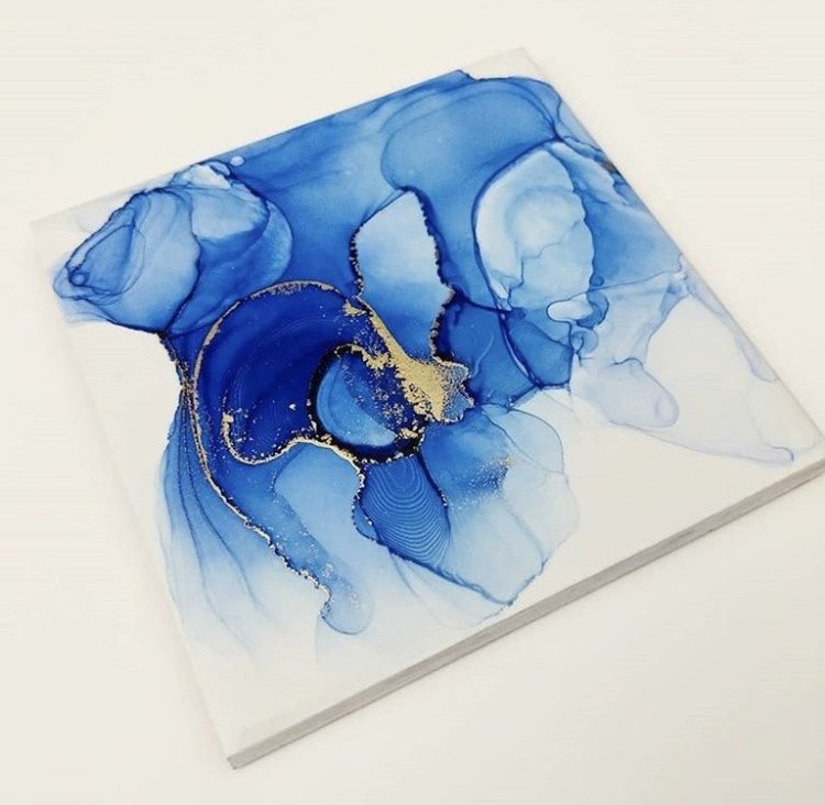 Набор для рисования алкогольными чернилами, 4 планшета, Art Blong — картинка 3