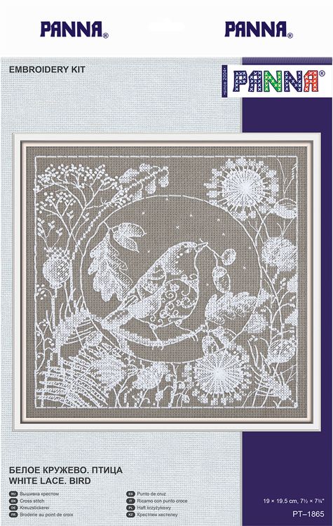 Набор для вышивания «Белое кружево. Птица» — картинка 2