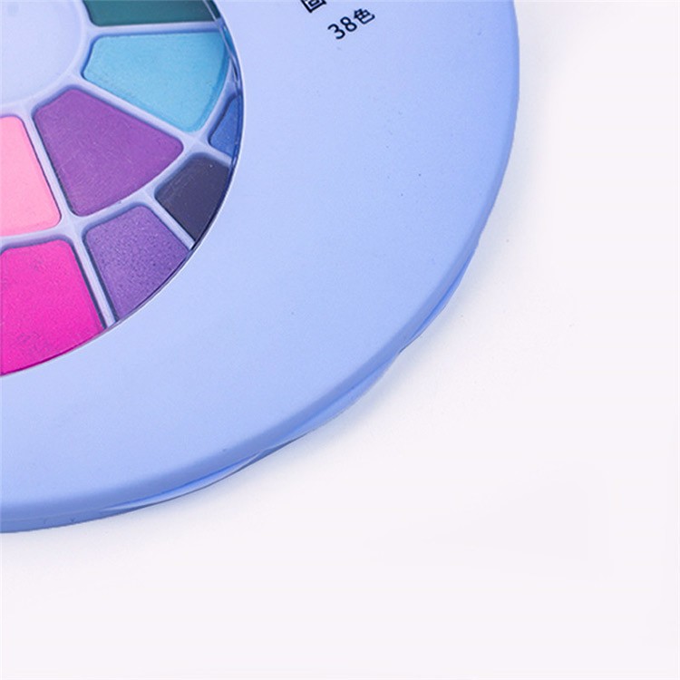 Набор акварельных красок HIMI голубой 38 цветов - 1 коробка — картинка 2