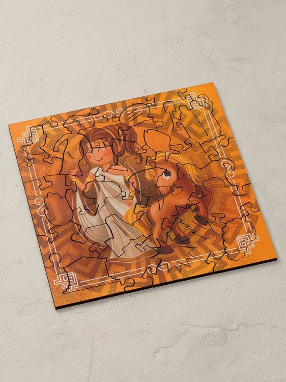 Интерактивные деревянные пазлы Mr.Puzz «Греческая Принцесса» — картинка 2