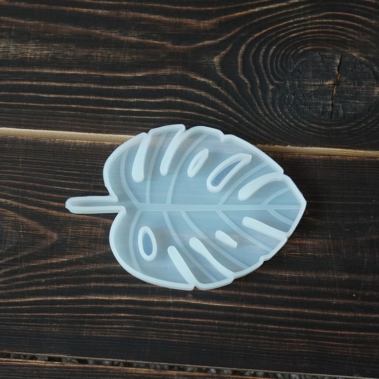 Силиконовый молд для эпоксидной смолы - Монстера - M — картинка 5