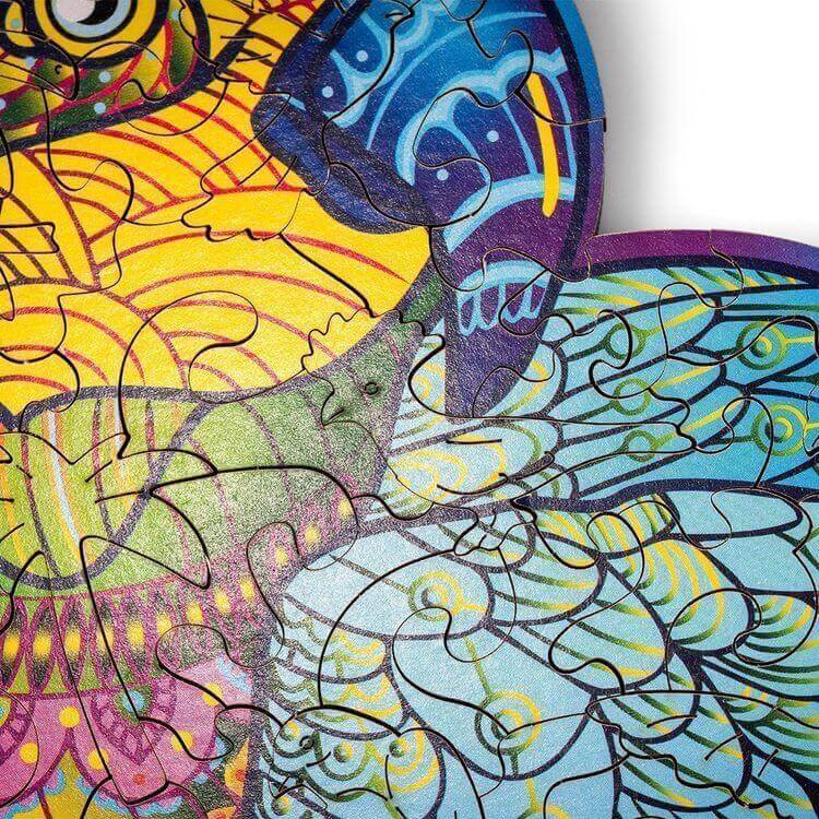 Деревянный пазл Wood Trick «Яркий Попугай» — картинка 6