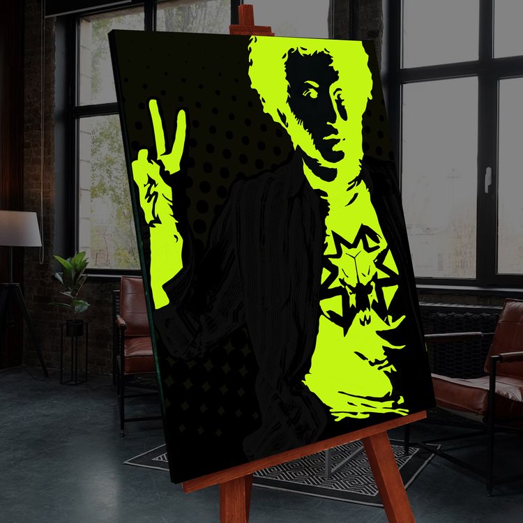 Картина по номерам со светящейся краской «Пушкин. Дивный гений» — картинка 2