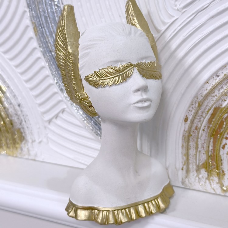 Силиконовый молд - Статуэтка девушка с крыльями №1, 15,5x12см, 1 шт. — картинка 4