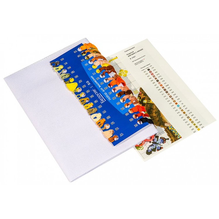 Набор для вышивания «Девушка с лютней» — картинка 2