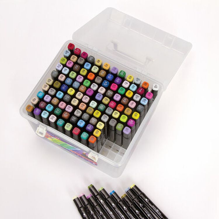 Маркеры для скетчинга двусторонние BRAUBERG ART DEBUT BLACK, цвет: набор 120 цв — картинка 5