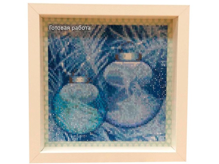 Алмазная вышивка «Елочные шары» — картинка 2