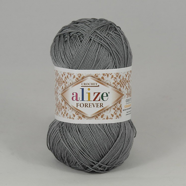 Пряжа ALIZE FOREVER (87), стальной, 5 шт. по 50 г — картинка 2