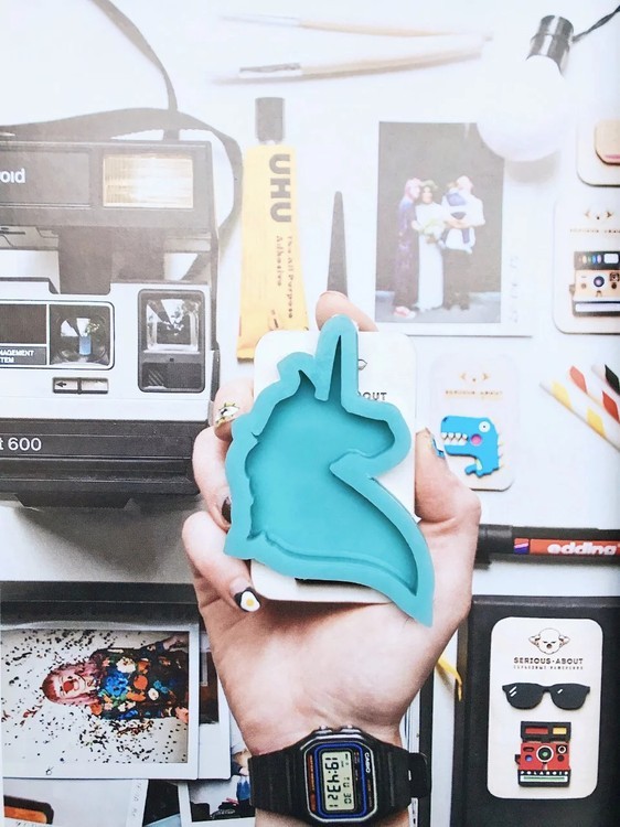 Силиконовая форма для броши «Единорог», модель №21 — картинка 2