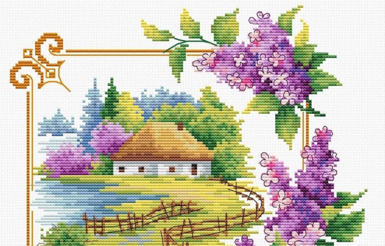 Набор для вышивания «Родные просторы. Сирень» — картинка 2