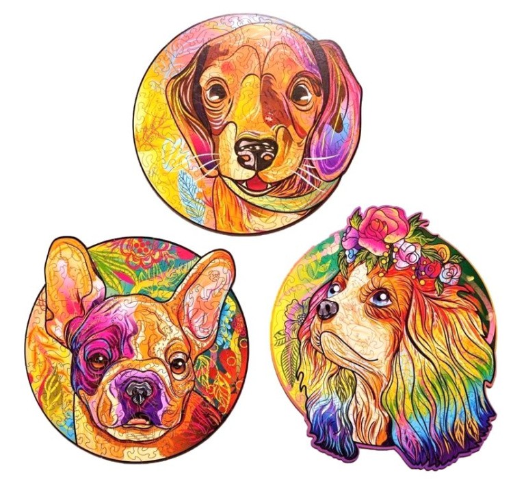 Деревянный пазл Wood Trick «Щенок Рокки (Бульдог)» — картинка 6