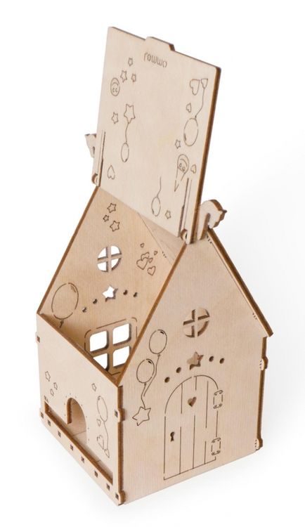 Домик Подарочный Lemmo (для конфет, чайных пакетиков), 12 деталей — картинка 3
