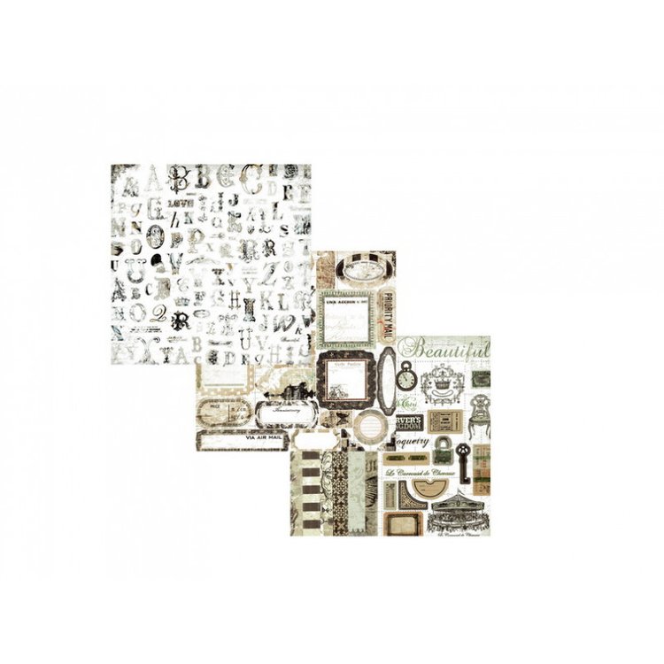 Набор бумаги «Мятные узоры» — картинка 7