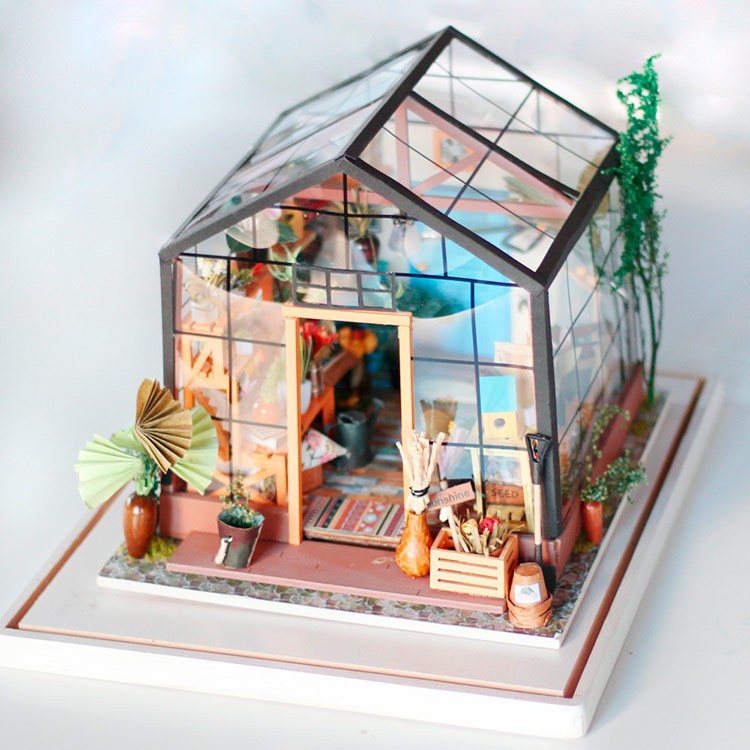 Набор для создания миниатюры (румбокс) «Цветочная Оранжерея» — картинка 11