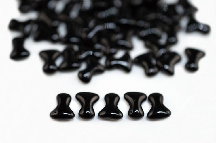 Бусины Preciosa (Чехия) TEE 111-01364-00, 10 г, цвет: 23980 черный — картинка 2