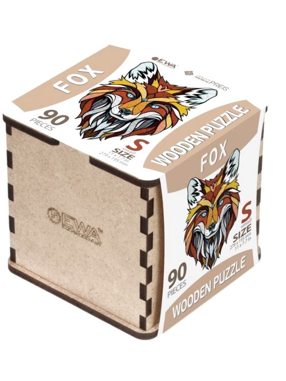 Деревянные фигурные пазлы «Хитрый Лис», Eco Wood Art — картинка 6