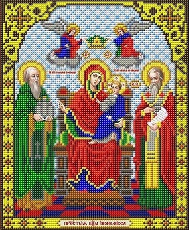 Рисунок на ткани «Богородица Экономисса (Домостроительница)»