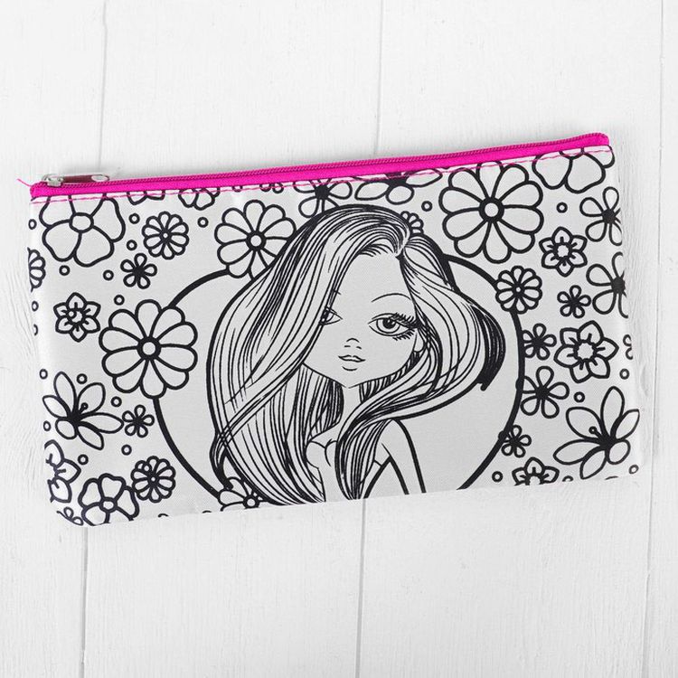 Пенал-раскраска «Красотка» — картинка 2