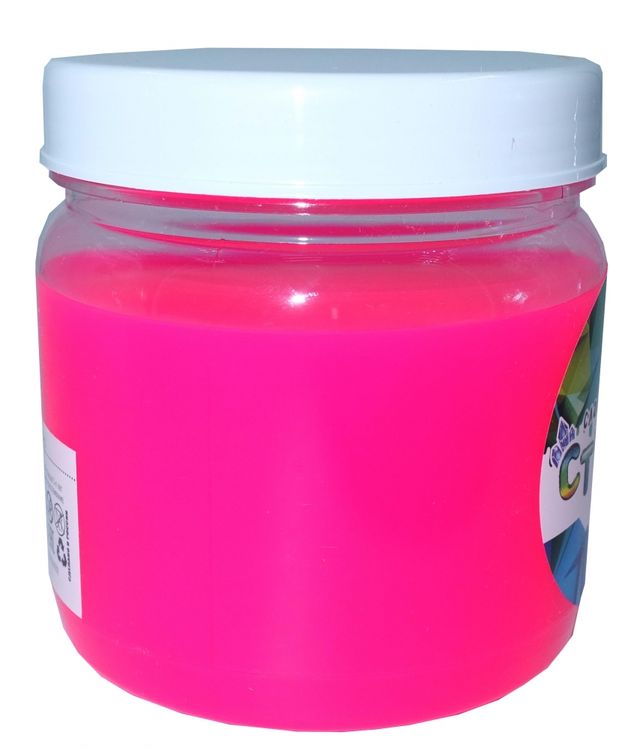 Слайм Стекло серия Party Slime, розовый неон, 400 гр
 — картинка 3