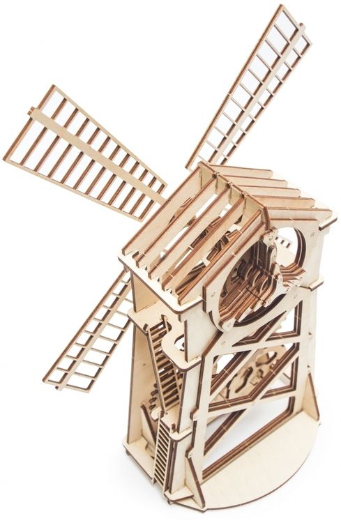 Конструктор из дерева «Мельница», Wood Trick — картинка 2