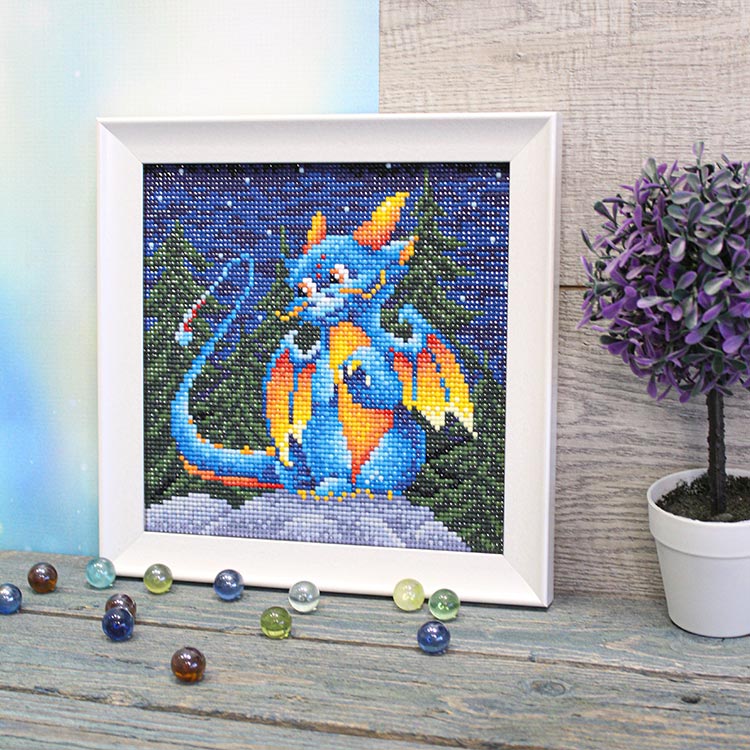 Алмазная вышивка «Сумеречный дракон» — картинка 3