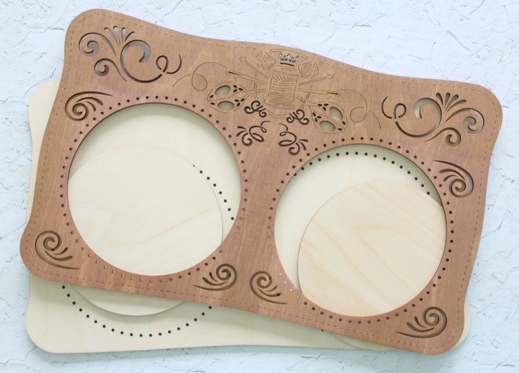 Рамка «Рукодельная двойная», 21х34/13х13 см — картинка 3