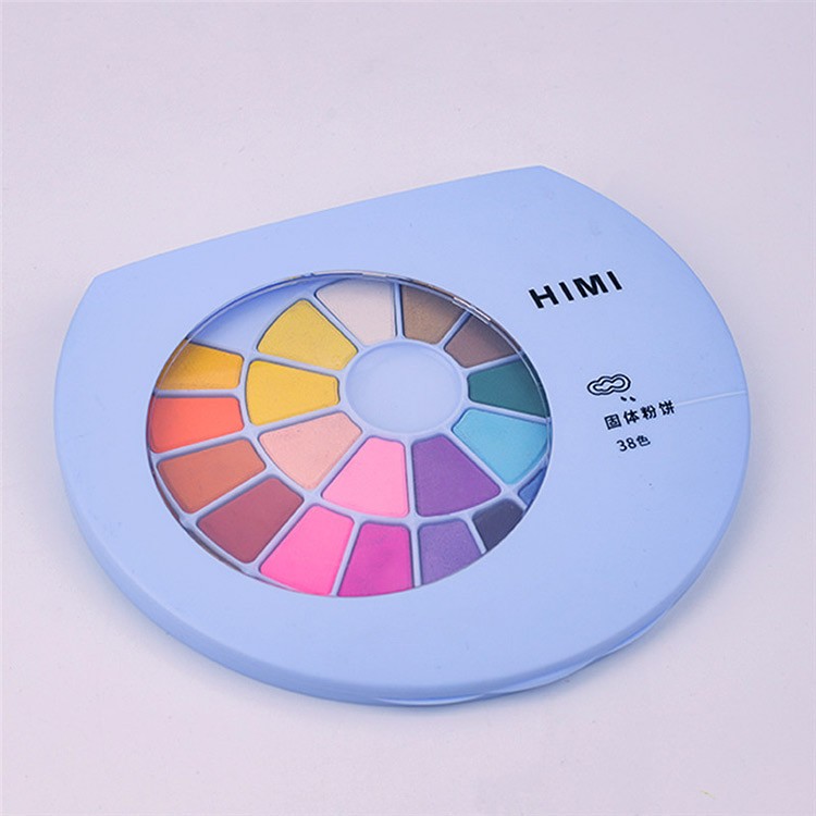 Набор акварельных красок HIMI голубой 38 цветов - 1 коробка