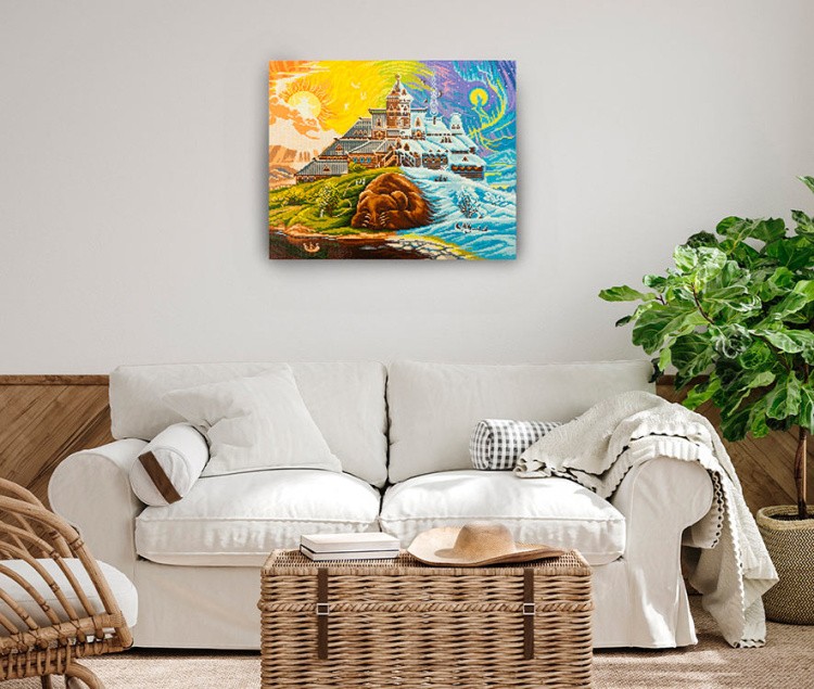 Алмазная вышивка «Пробуждение природы» — картинка 3