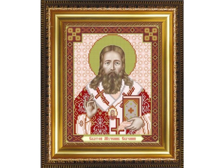 Рисунок на ткани «Святой мученик Евгений»
