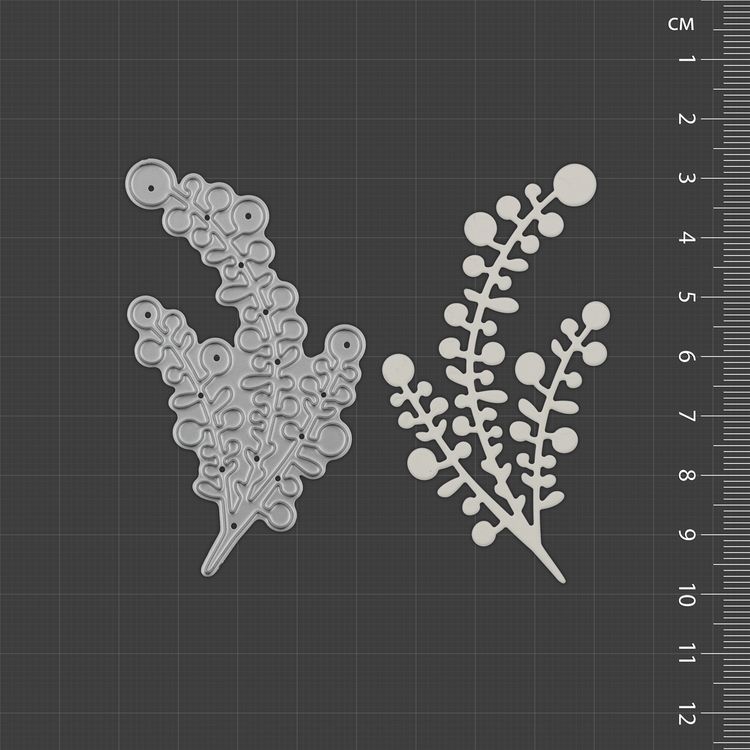 Нож для вырубки «Веточка», 3,9x7,2 см, Mr.Painter — картинка 2