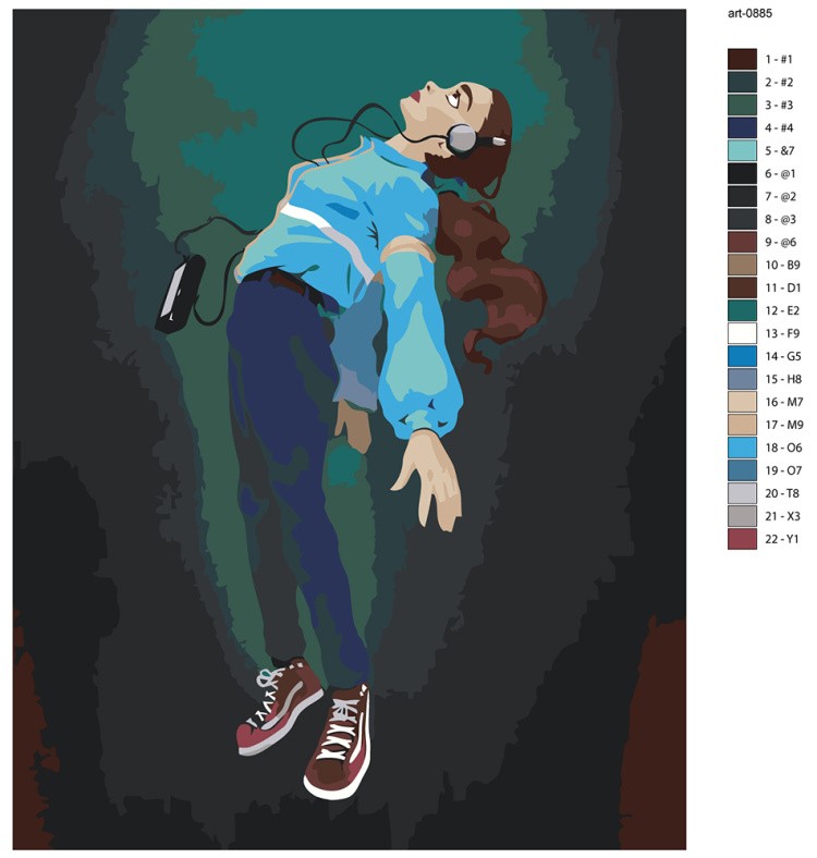 Картина по номерам ОСД Очень странные дела — картинка 2