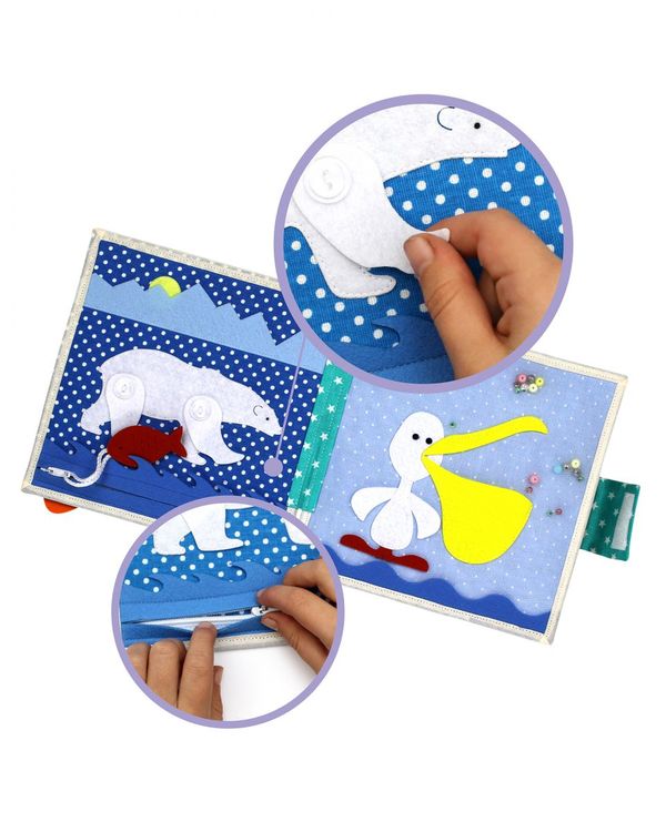 Развивающая книга из фетра «Лисичка» — картинка 5