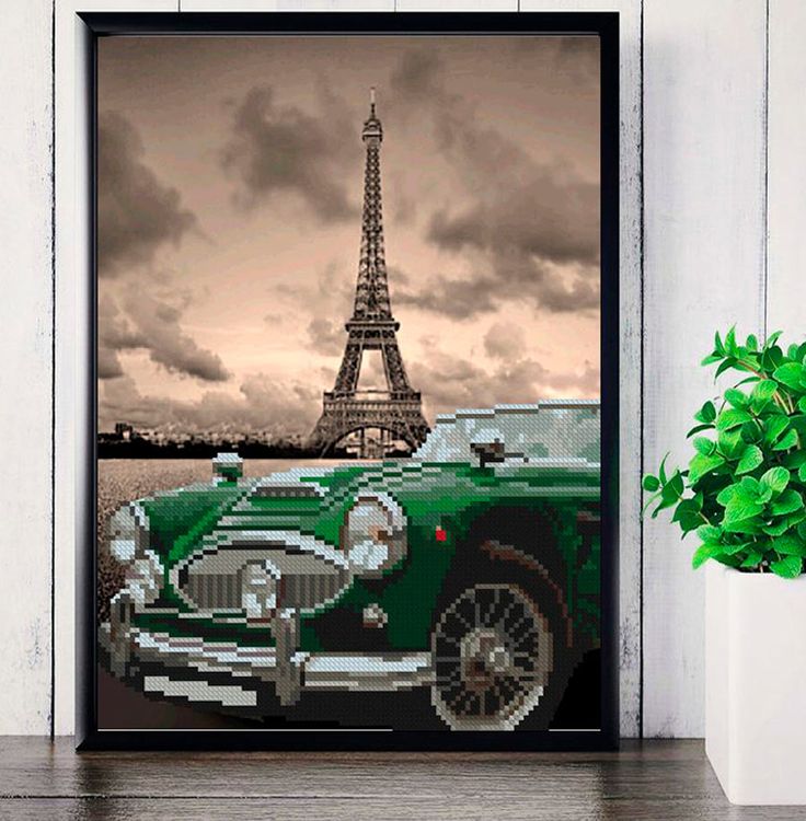 Алмазная вышивка «Ретро Париж» — картинка 3