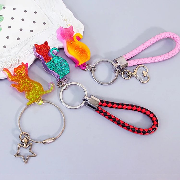 Силиконовый молд - Шейкеры кошечки №4, 2 шт. — картинка 6