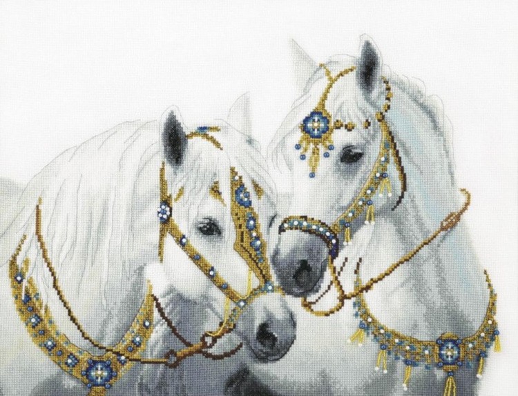Набор для вышивания «Свадебные лошади»