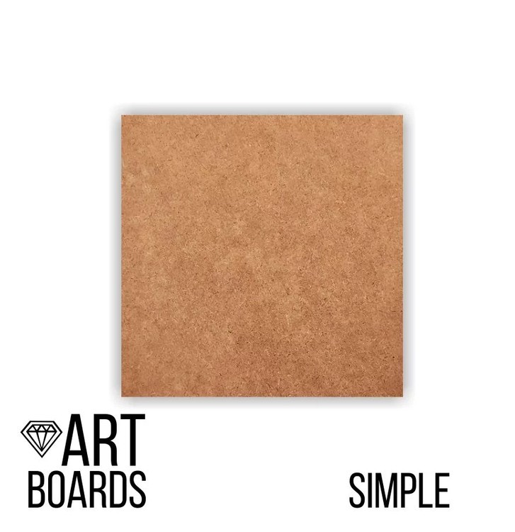 Заготовка ART Board серия Simple Квадрат 40x40х0,6 см, Craftsmen.store
