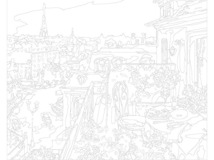 Картина по номерам «Вечерний Париж» — картинка 3