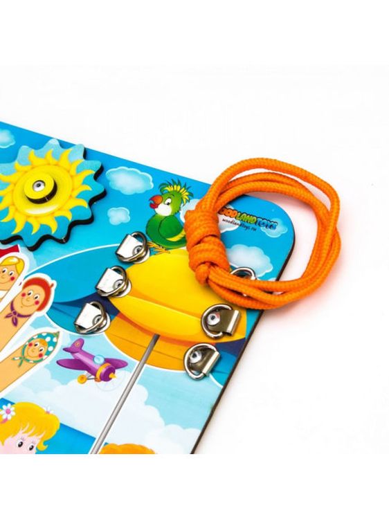 Развивающее пособие из дерева. Бизиборд «Право-лево» — картинка 5