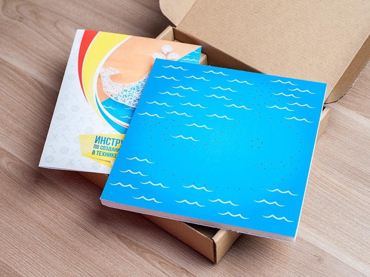 Набор для творчества STRING ART «Кит» — картинка 2