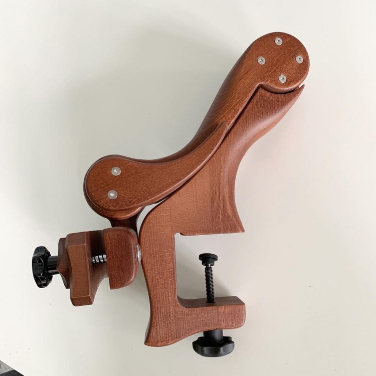 Держатель для пялец «Змей Горыныч» на струбцине с дополнительными лапками (тик), Дубко — картинка 2