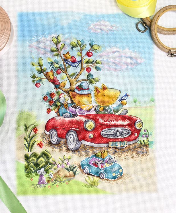 Набор для вышивания «Веселое путешествие» — картинка 2