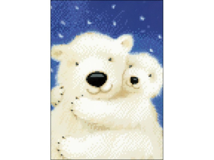 Алмазная вышивка «Белые медведи» — картинка 2
