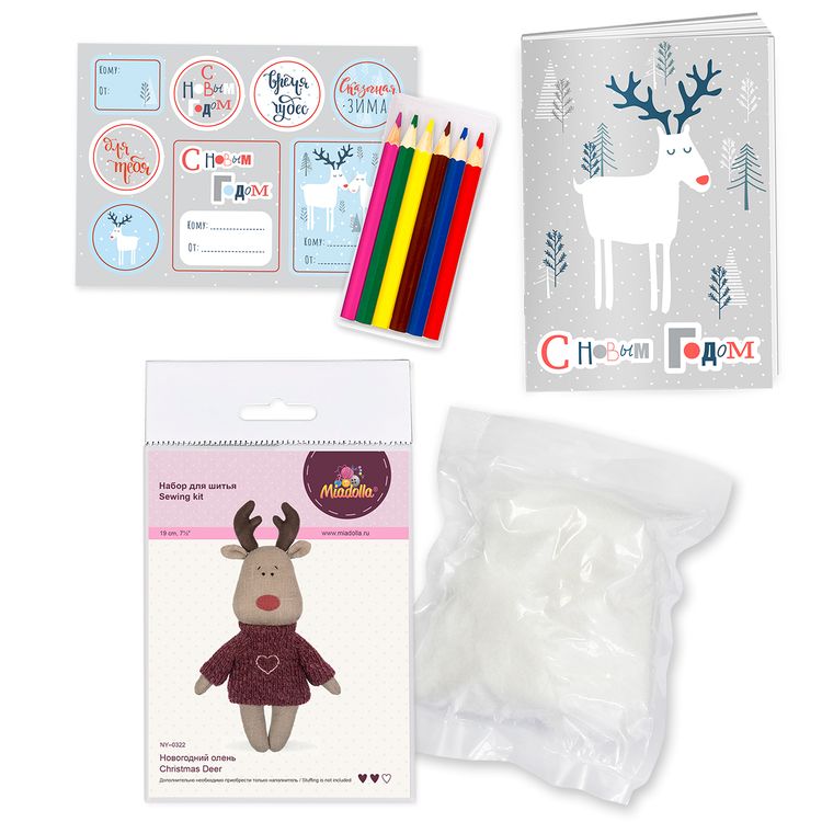 Набор для шитья «Новогодний бокс Олень» — картинка 3