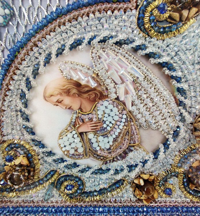 Вышивка Образа в каменьях «Молитва от всех бед» — картинка 2